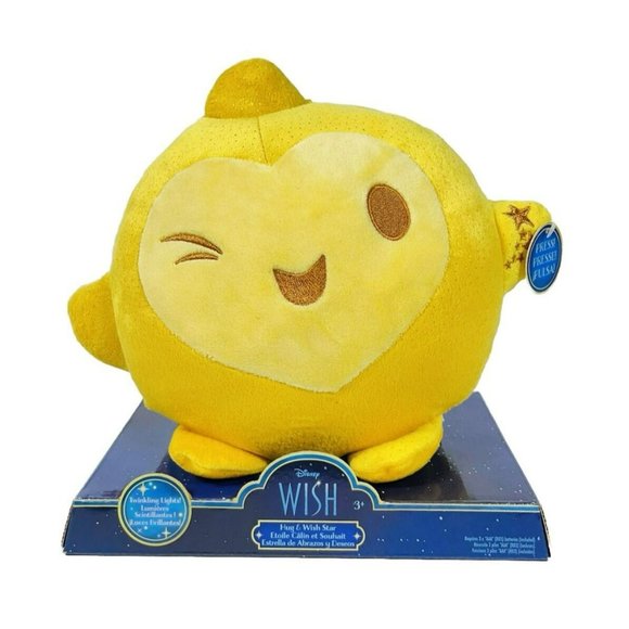 Disney Wish Movie Loveable Hug & Wish Light Up Interactive Plush Star New 2023 - Picture 1 of 10